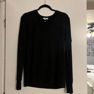 BP. V neck black soft sweater